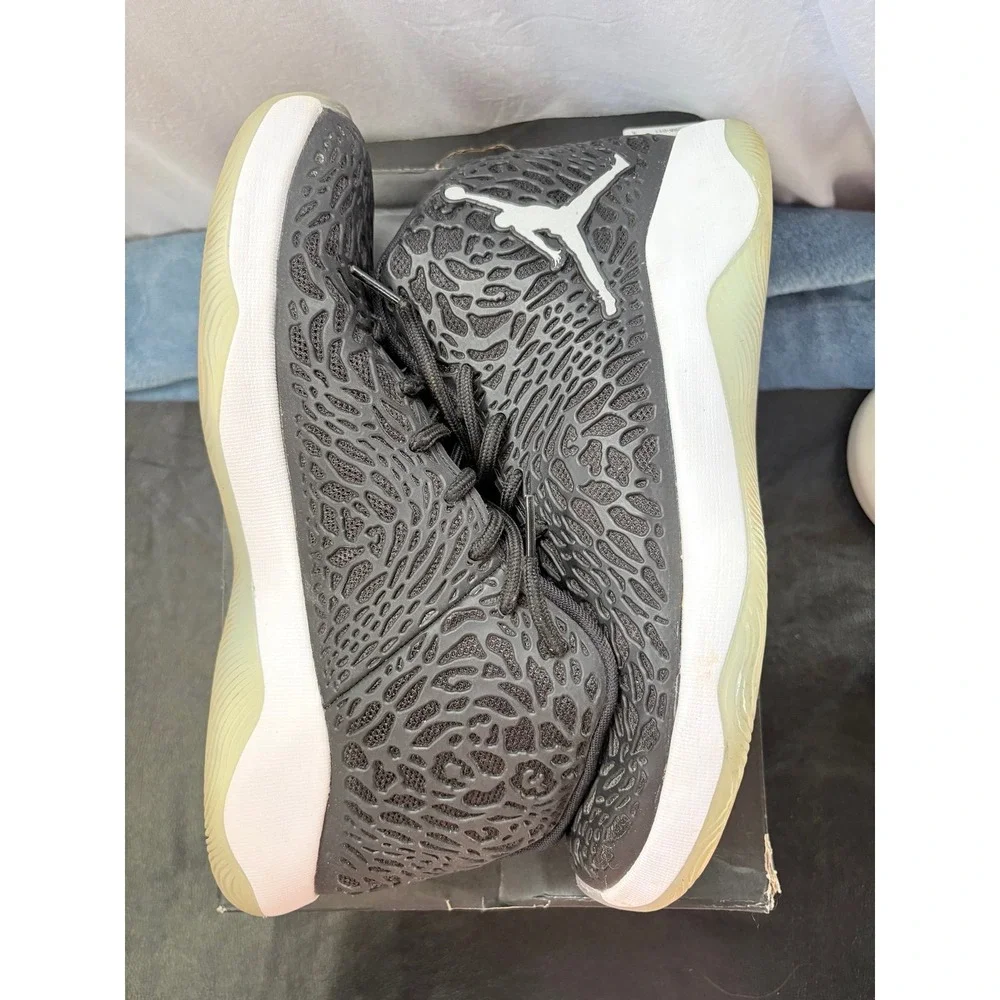 Jordan Ultra Fly‎ Mens Basketball Shoes Black White 834268-011 Size 11